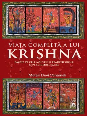 cover image of Viața completă a lui Krishna